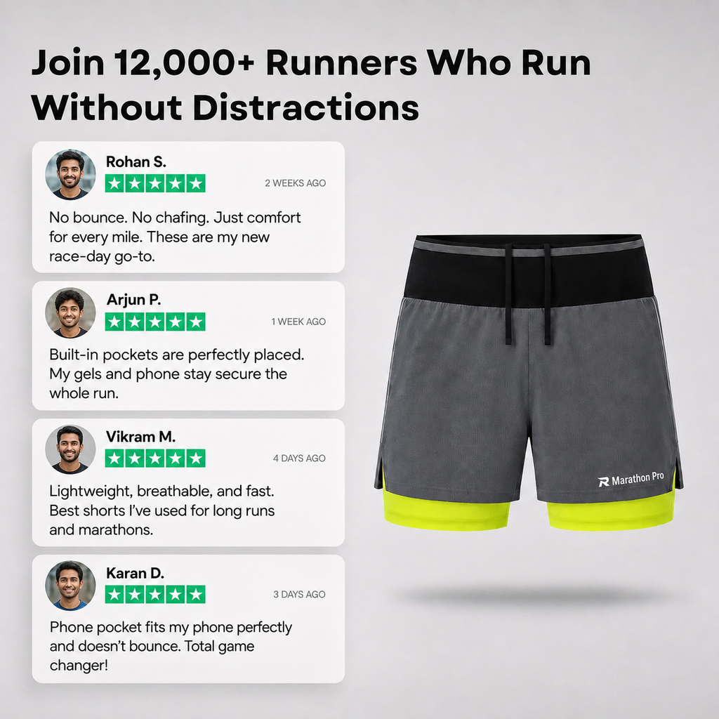 2-in-1 Marathon Pro Shorts (2+1 FREE)