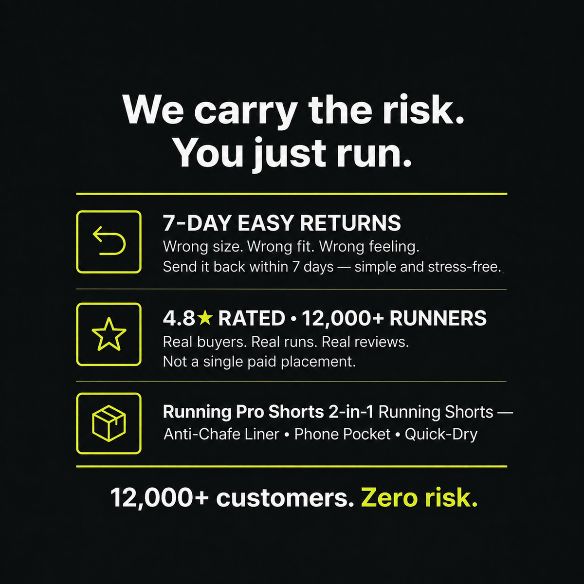 2-in-1 Running Pro Shorts (2+1 FREE)