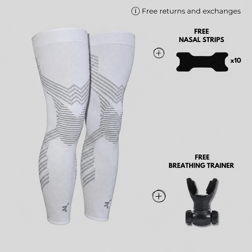 KniTec Pro 2.0 - Compression Sleeves For Knees and Legs (2+1 FREE)