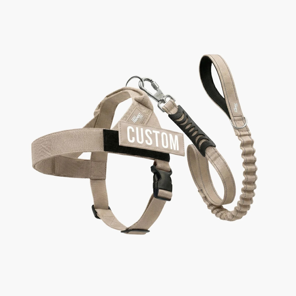 THE FRIENDLY DOGS™ Custom Name Leash & Harness - Heavy Duty