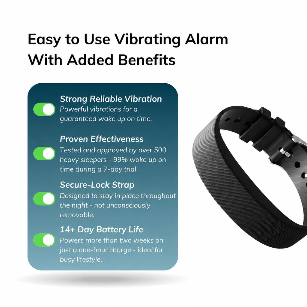 SleepFit™ - Wake Up On Time Or We'll Make It Right