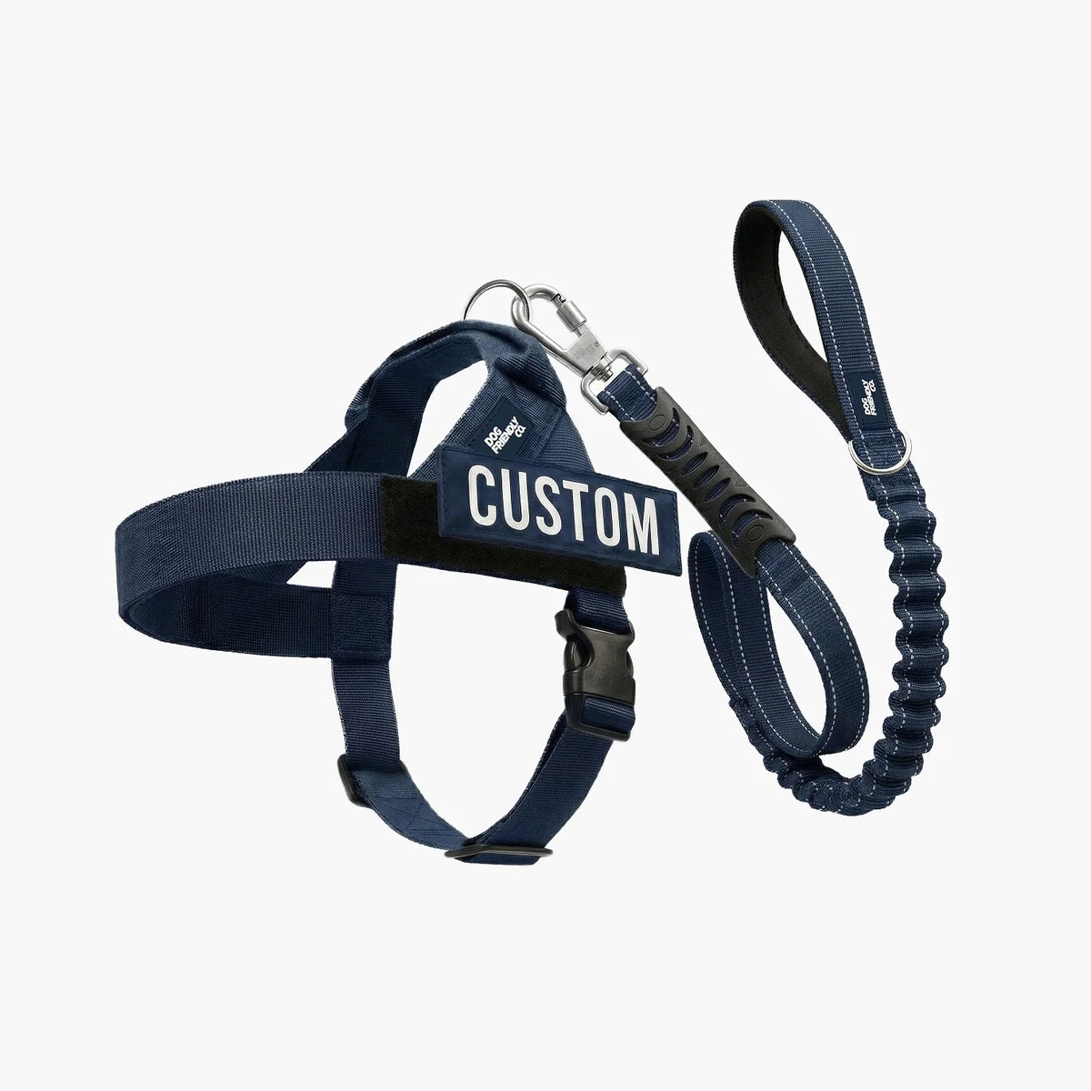 THE FRIENDLY DOGS™ Custom Name Leash & Harness - Heavy Duty