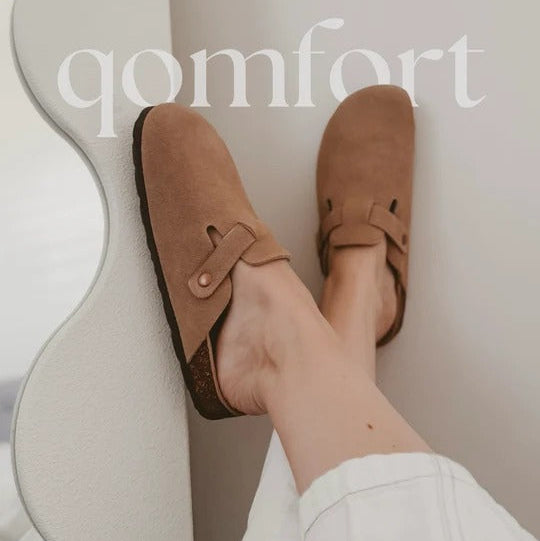 Genuine Suede Clogs Shoes