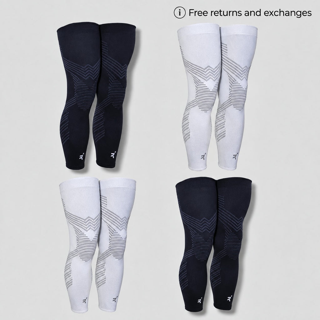 KniTec Pro 2.0 - Compression Sleeves For Knees and Legs (2+1 FREE)