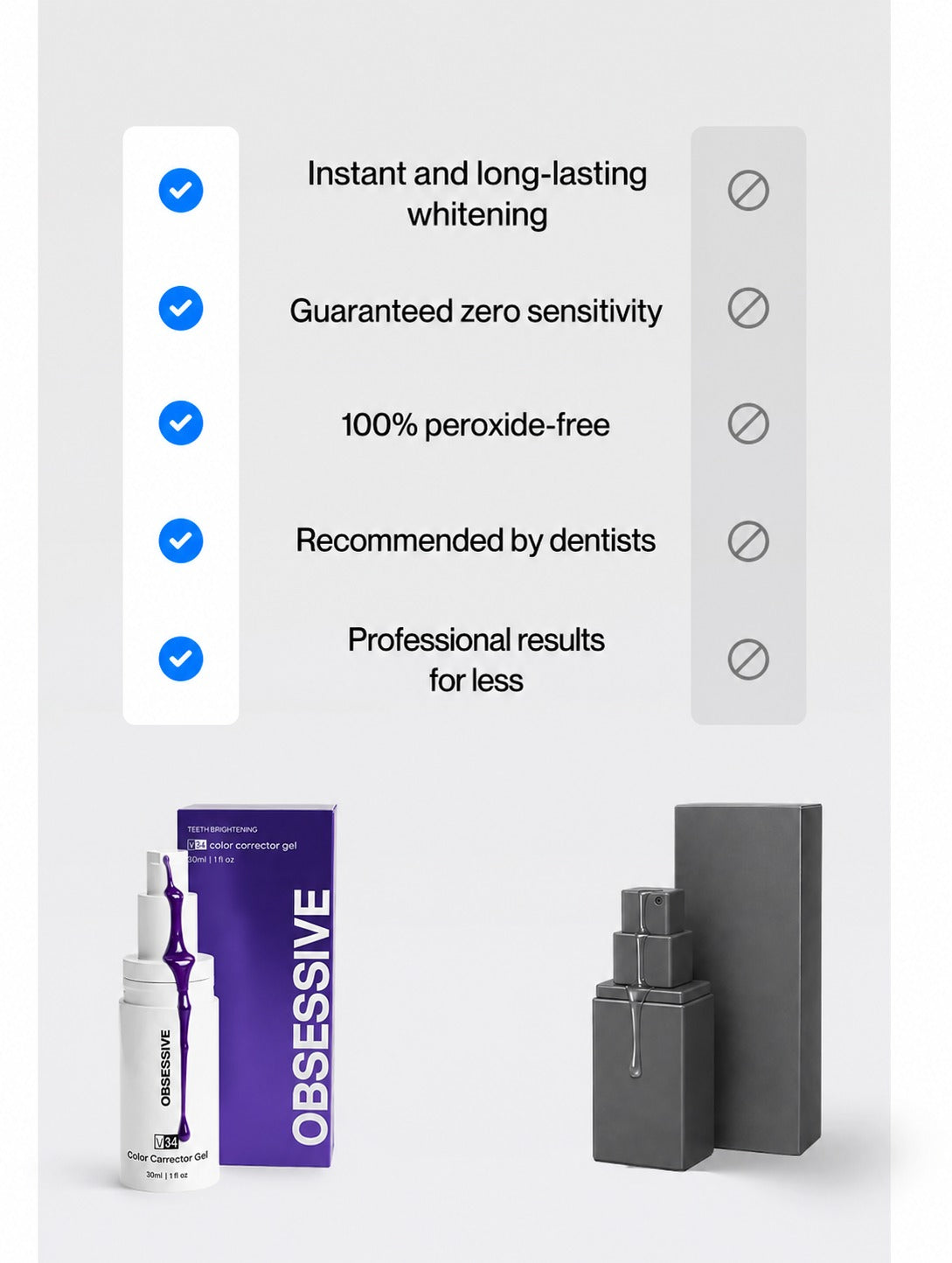 Teeth Whitening Gel - PURPLE V34