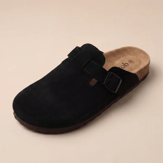 Genuine Suede Clogs Shoes