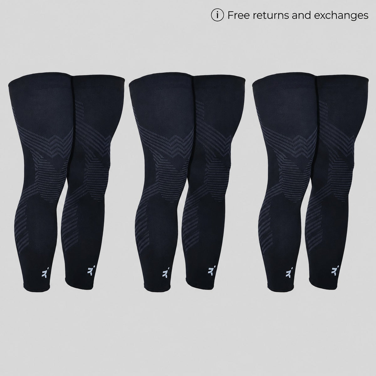 KniTec Pro 2.0 - Compression Sleeves For Knees and Legs (2+1 FREE)