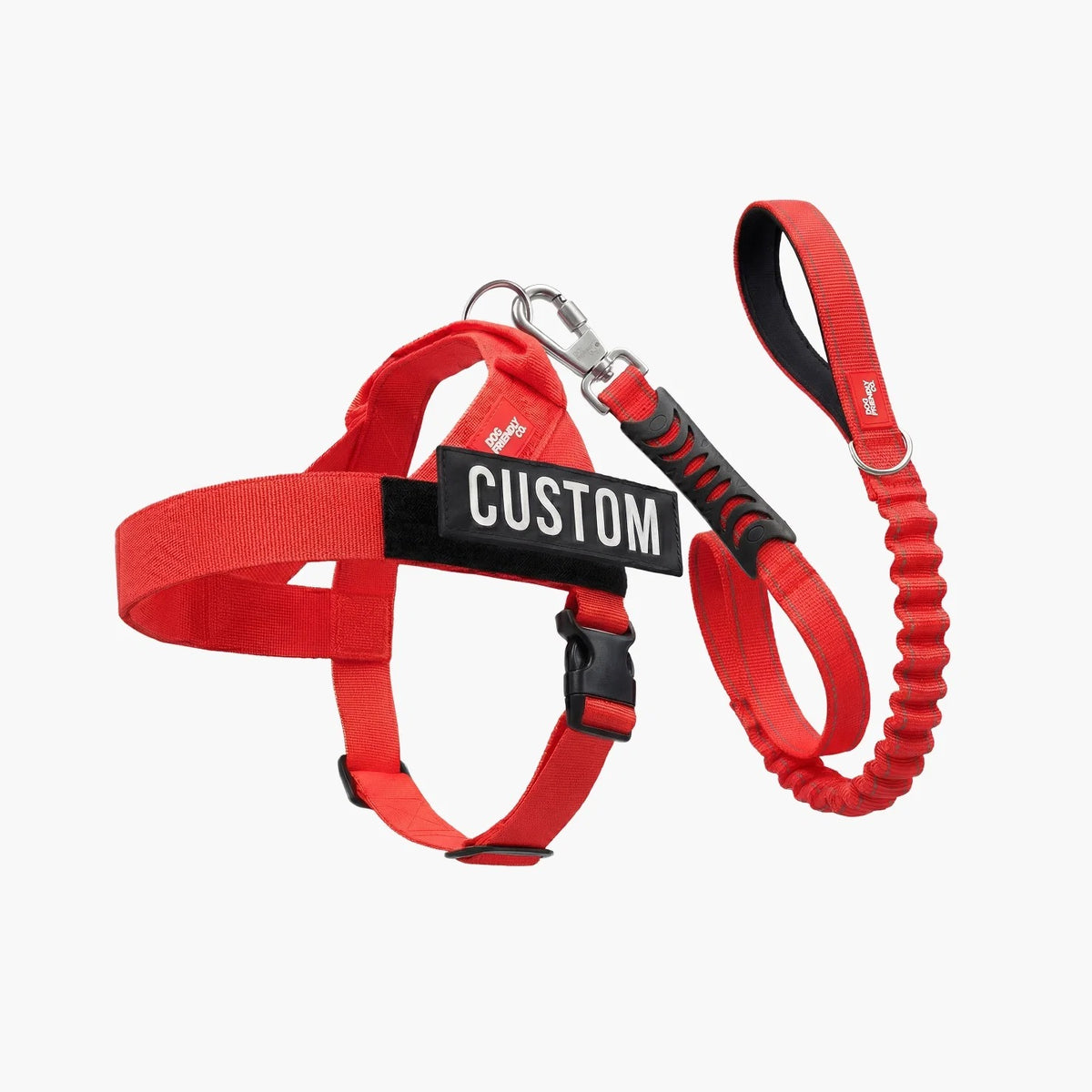 THE FRIENDLY DOGS™ Custom Name Leash & Harness - Heavy Duty