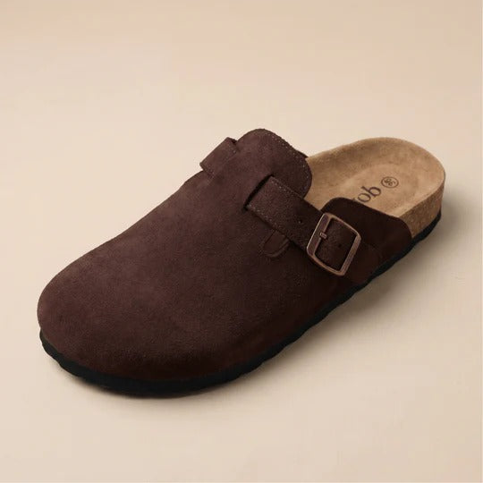 Genuine Suede Clogs Shoes
