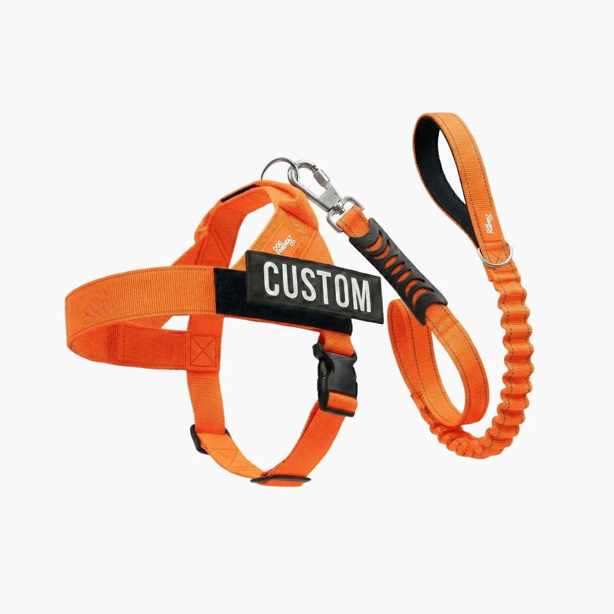 THE FRIENDLY DOGS™ Custom Name Leash & Harness - Heavy Duty