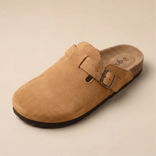 Genuine Suede Clogs Shoes