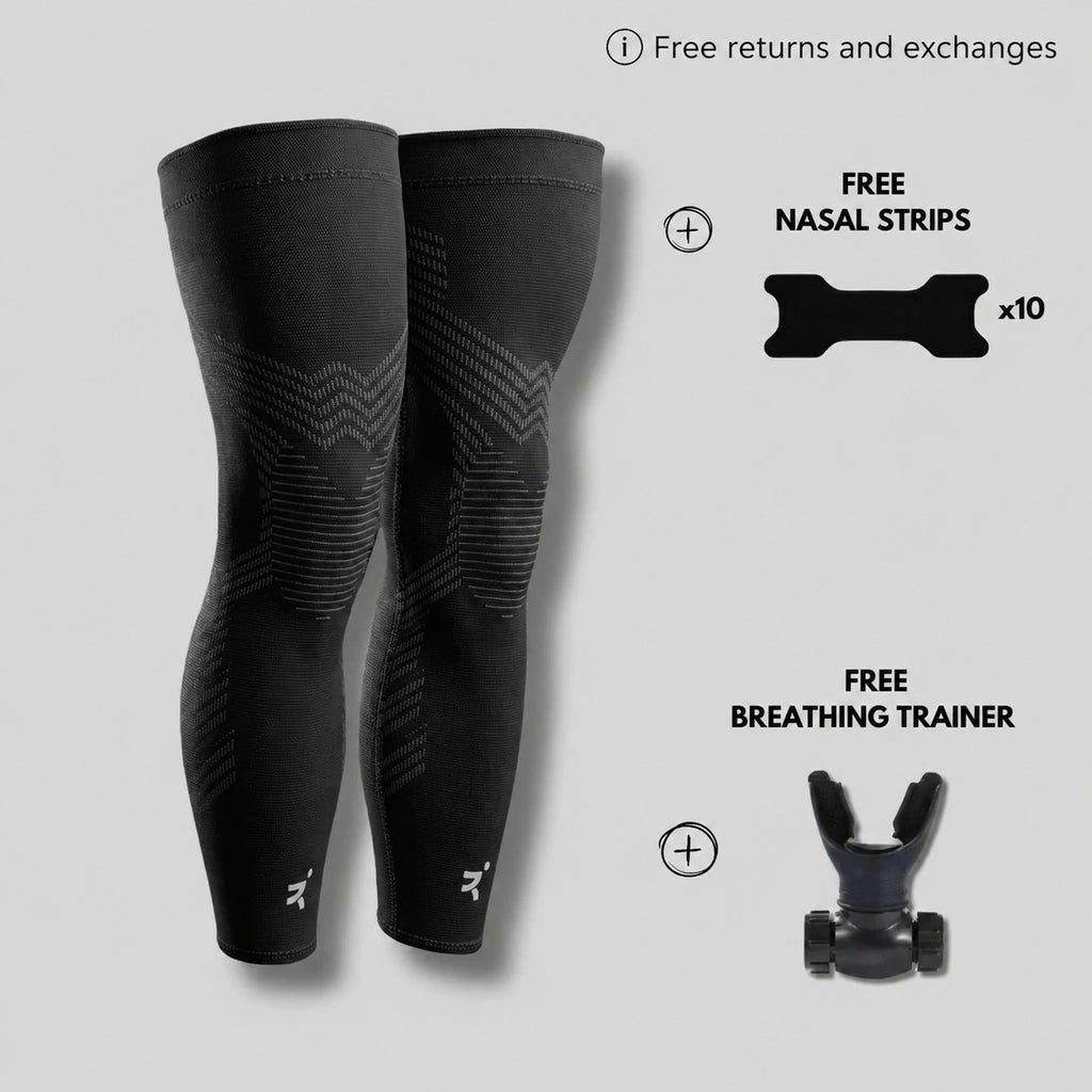 KniTec Pro 2.0 - Compression Sleeves For Knees and Legs (2+1 FREE)