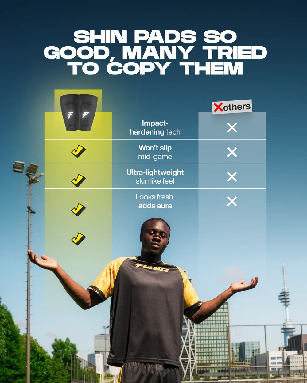Built-In Shin Pads (Buy 1 Get 1 FREE)