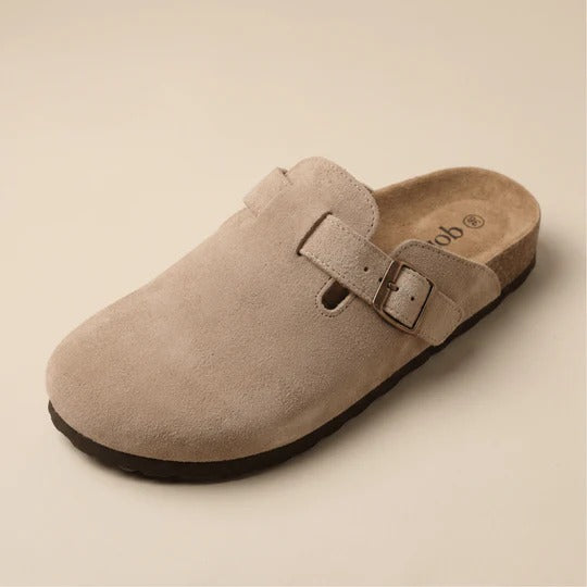 Genuine Suede Clogs Shoes