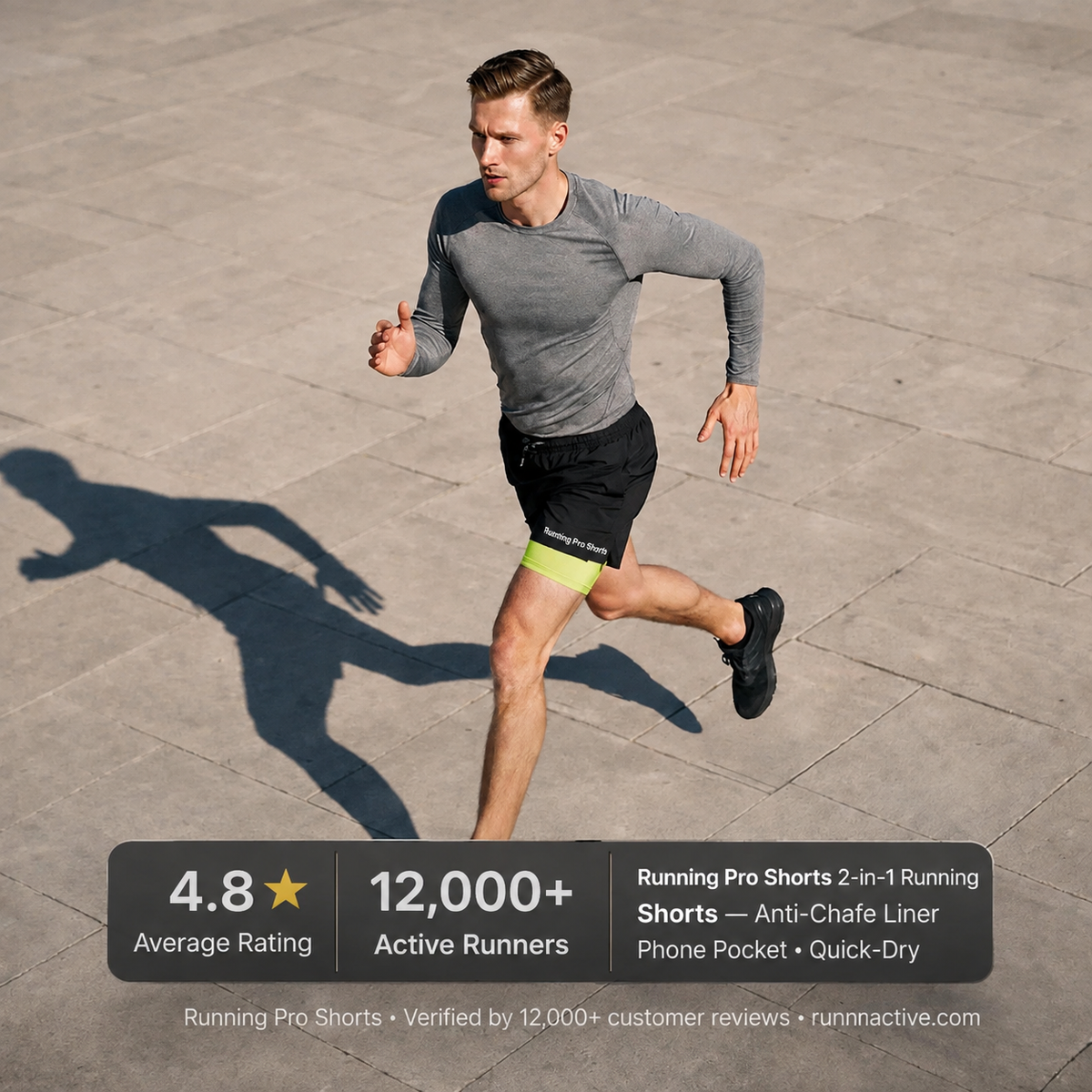 2-in-1 Running Pro Shorts (2+1 FREE)